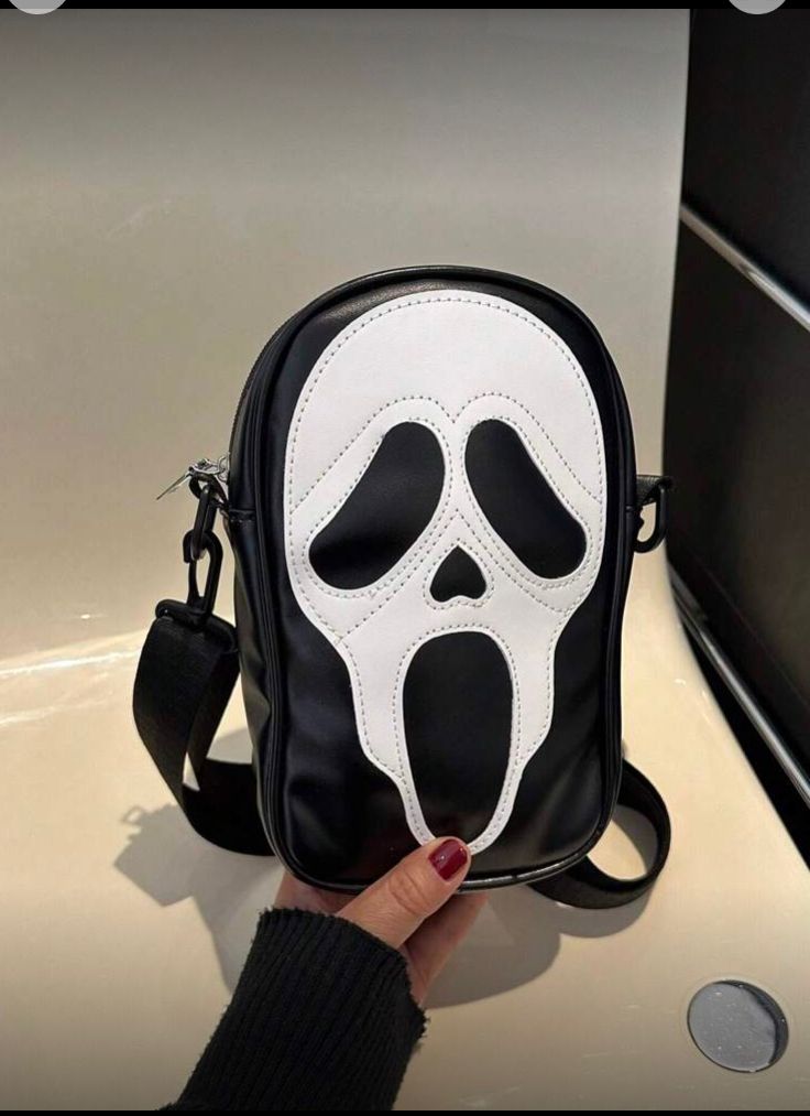 Bolso cruzado mini de calavera regalo hallowen,multicolor