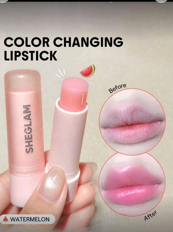 Lápiz labial,por presh que cambia de color,waterpolo melon