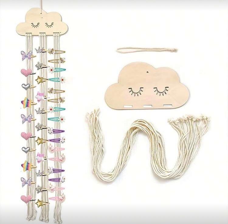 Nube organizadora de accesorios para cabello