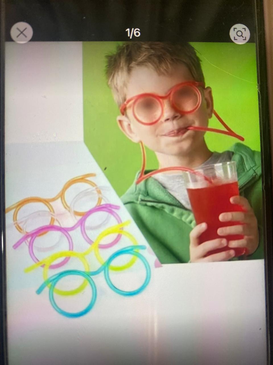 Gafas extra largas y holgadas , rojo