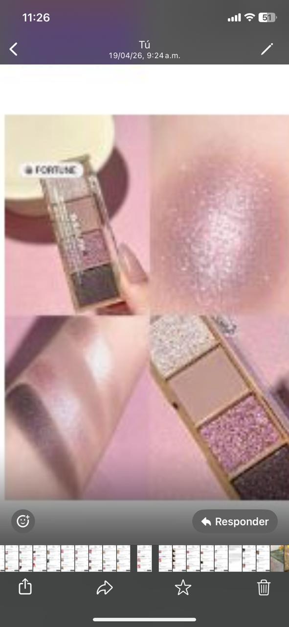 Paleta de sombras para ojos , foto tune