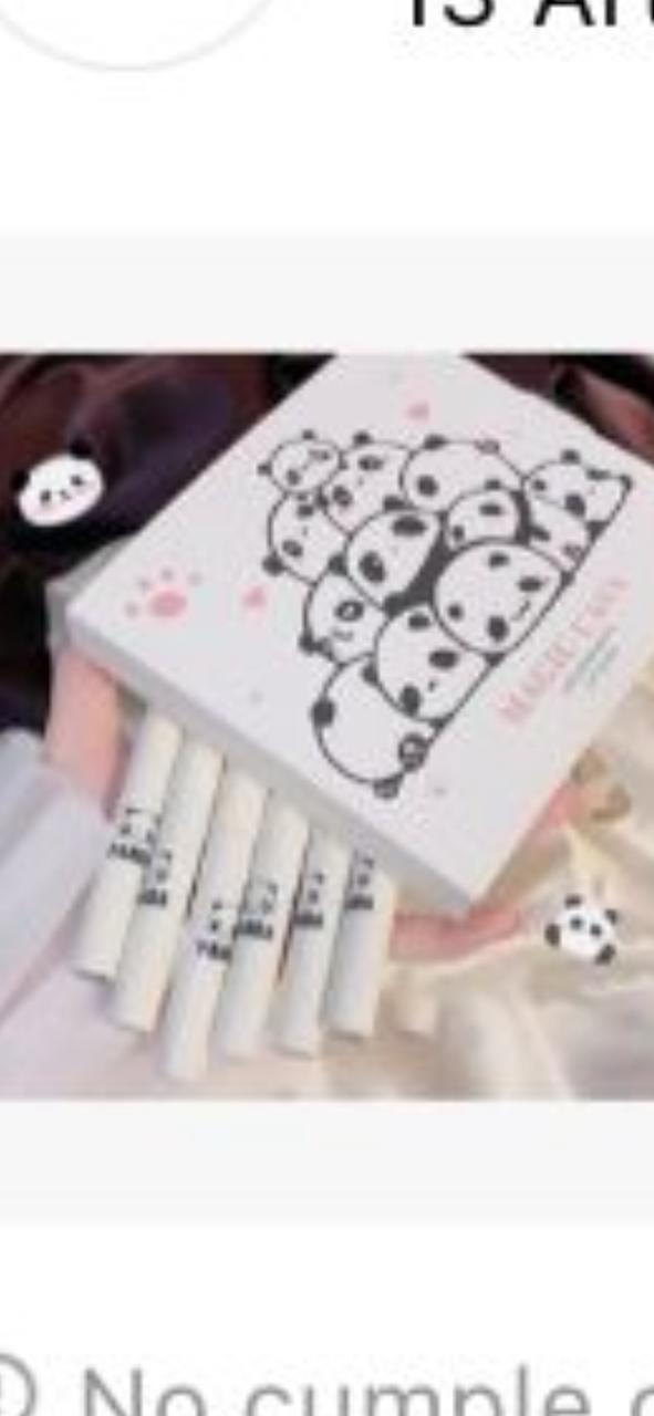 Brillo de labios set de 6 piezas, oso