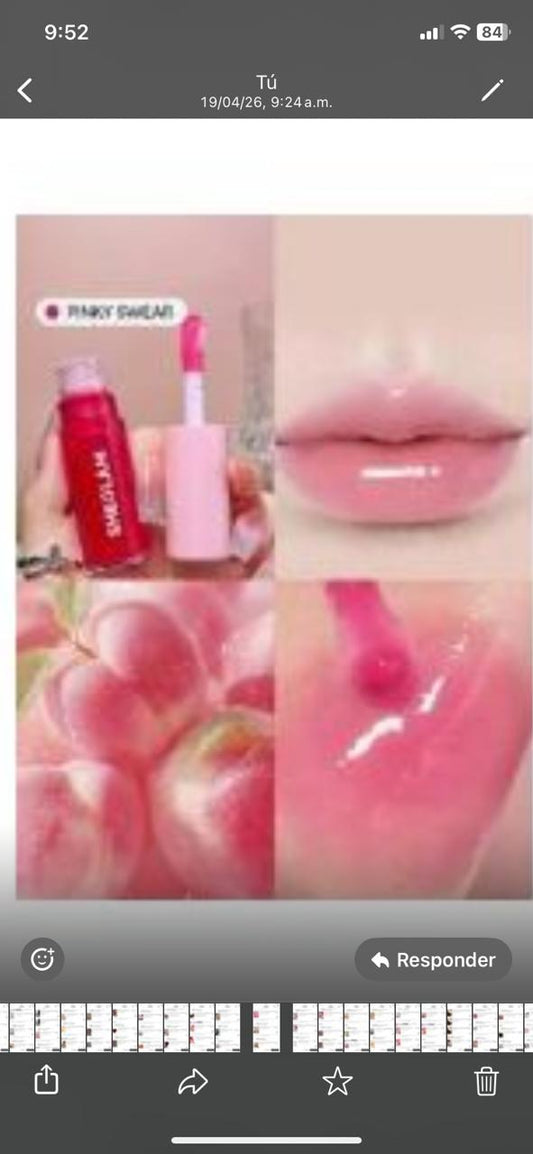 Aceite labial con color jelly pink swed, pink