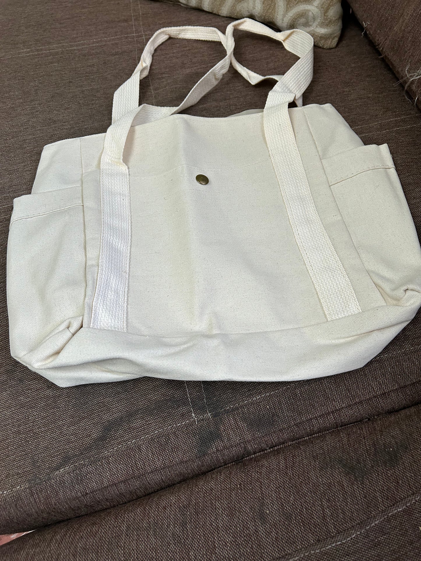 Bolsa de lona de gran capacidad y moda