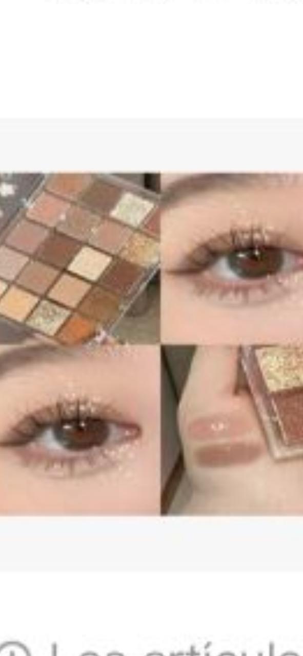 Paleta de maquillaje de ojos, multicolor