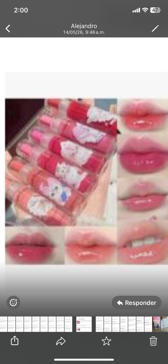 Brillo de labios en gel # 5 rosa